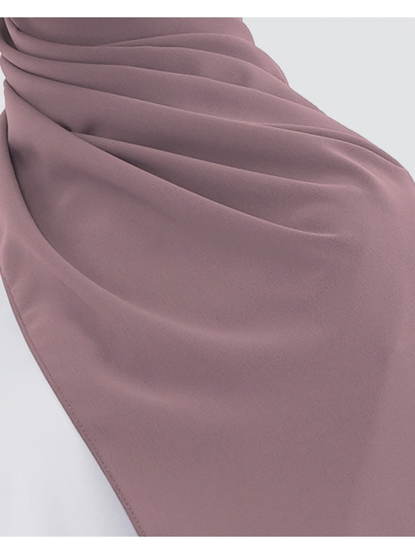 MAYA MATTE SATIN SHAWL - PINKY RED