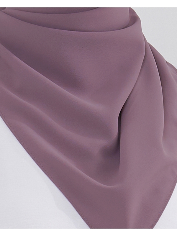 MAYA MATTE SATIN SQUARE - DUSTY MAUVE