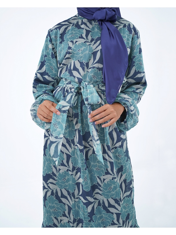 NAELOFAR X LMK SUMMER LOVE - AMOUR DRESS - AMOUR BERRY BLUE