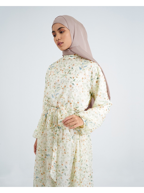 NAELOFAR X LMK SUMMER LOVE - AMOUR DRESS - AMOUR CREAM