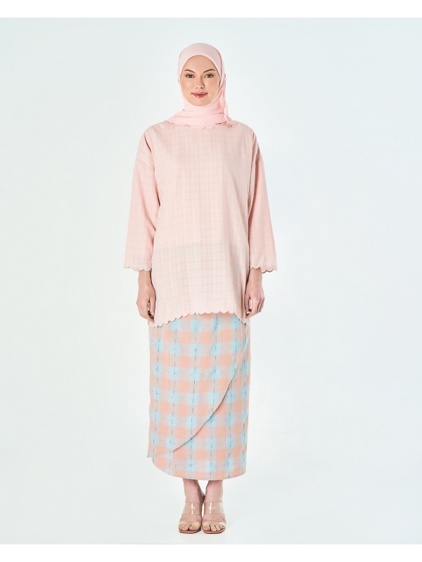 ANGGUN MIDI KURUNG SET - CLOUD PINK
