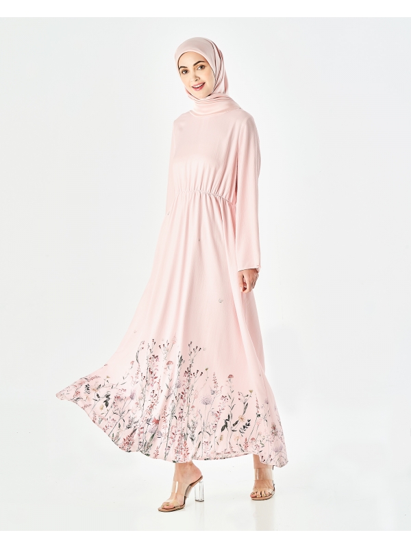 DISNEY X NAELOFAR BAMBI MEADOW DRESS - BLUSH