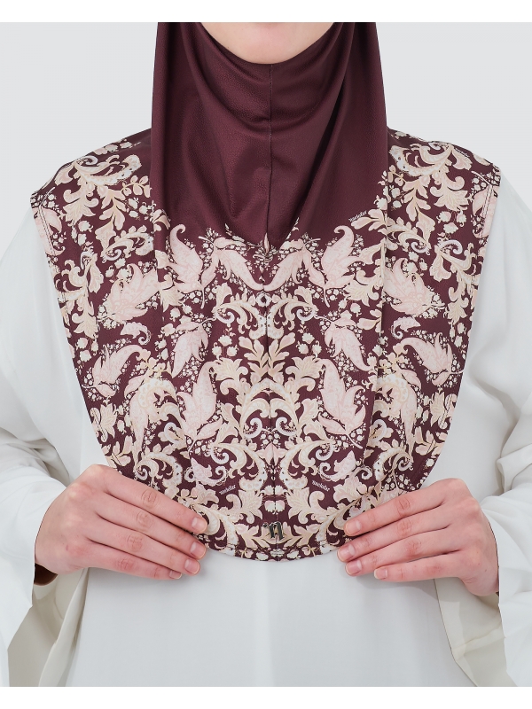 EasyOn PAISLEY ROSEN INSTANT - MAROON