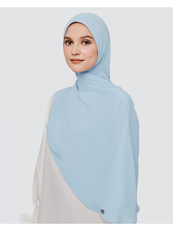 LINIA LINE CHIFFON SHAWL - SKY BLUE