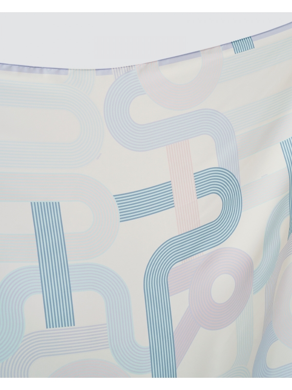 MONOGRAM MANIA SQUARE - POWDER BLUE