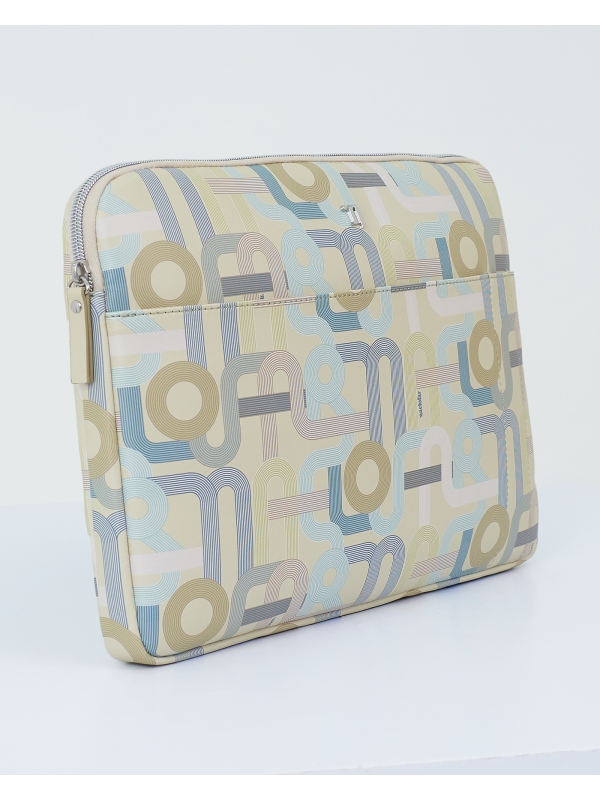 MONOGRAM MANIA LAPTOP SLEEVE - DUSTY GREEN