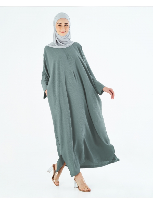 X-PRESS OVERSIZED DRESS - DARK GREY