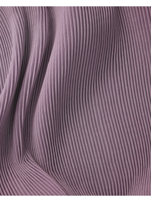 PIYA PLEATED SHAWL - PURPLE MAUVE