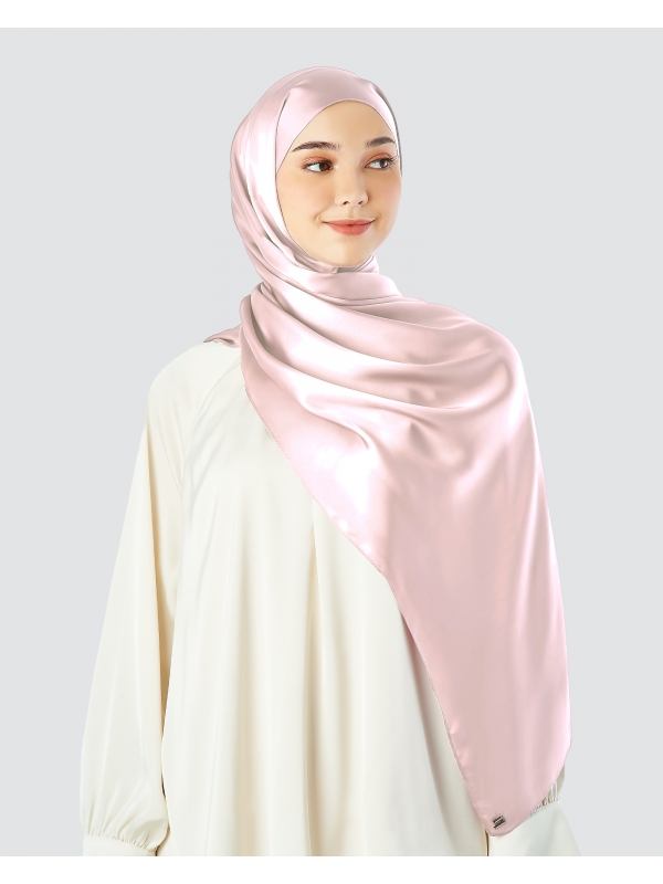 SWARA SATIN SHAWL - BABY PINK