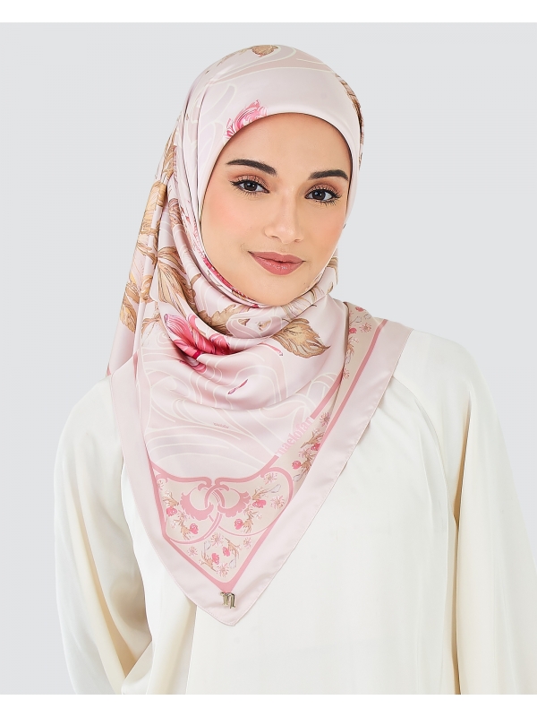 AMORA PRINTED SQUARE - BLUSH