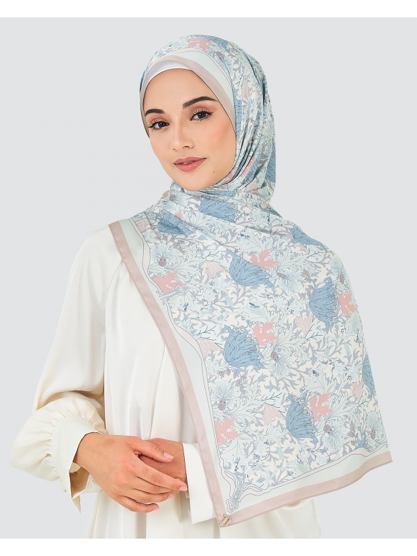 MELODY PRINTED SHAWL - SEA ANGEL