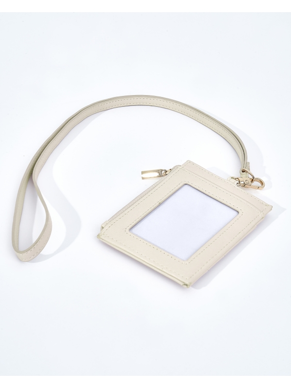 QUILTED LANYARD - IVORY