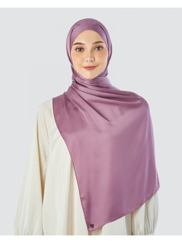 SWARA SATIN SHAWL - PURPLE