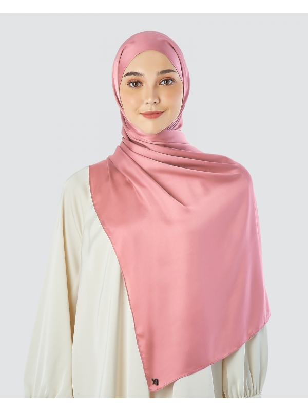 SWARA SATIN SHAWL - ROSE BLUSH