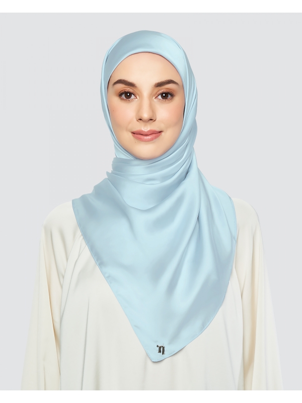 SWARA SATIN SQUARE - ICE BLUE