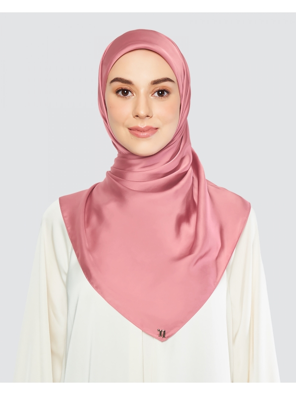 SWARA SATIN SQUARE - ROSE BLUSH