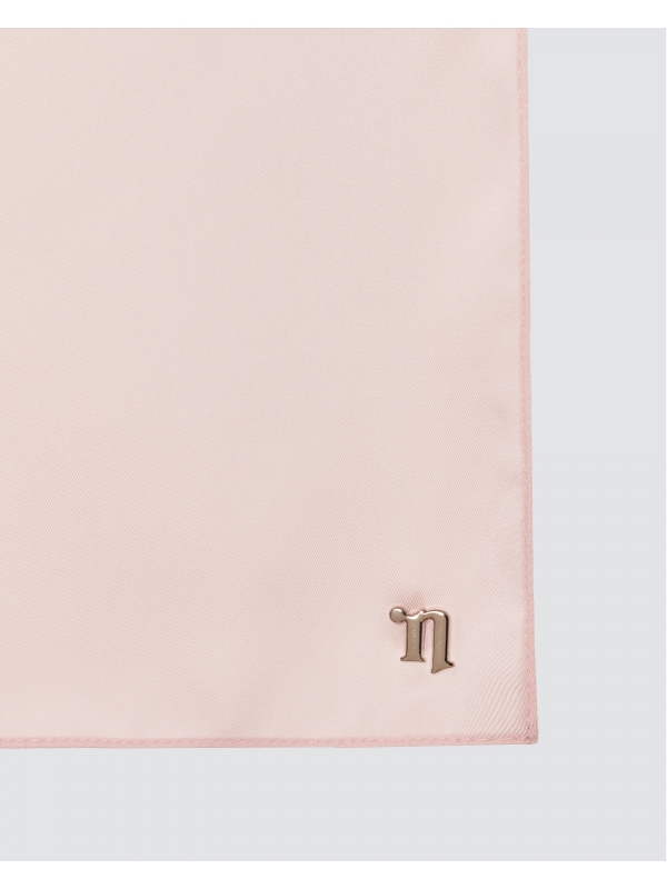 TAHIRA SATIN TWILL SQUARE - BLUSH