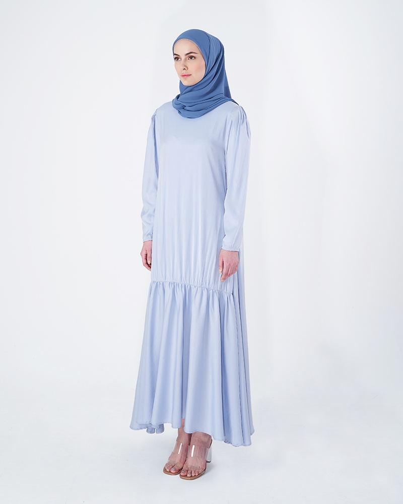 OVERSIZED GATHERS DRESS