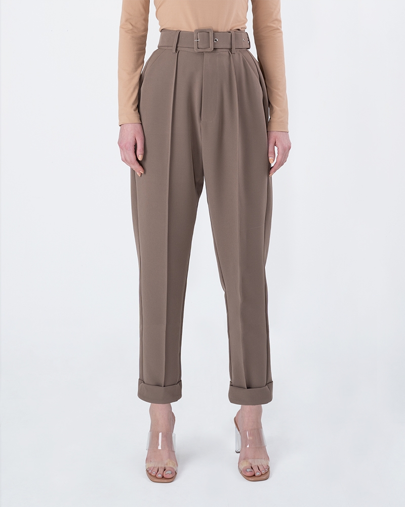 PINTUCK TROUSERS