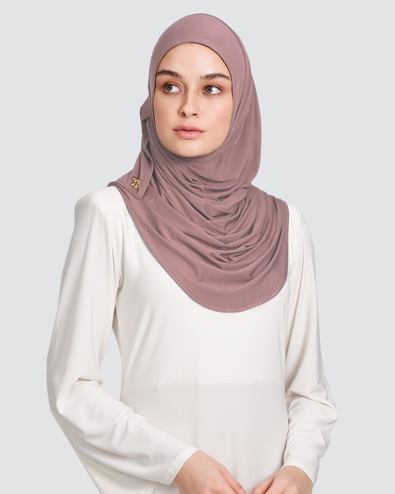 (NEW) BABES LOOP - MEDIUM DUSTY PINK-RED