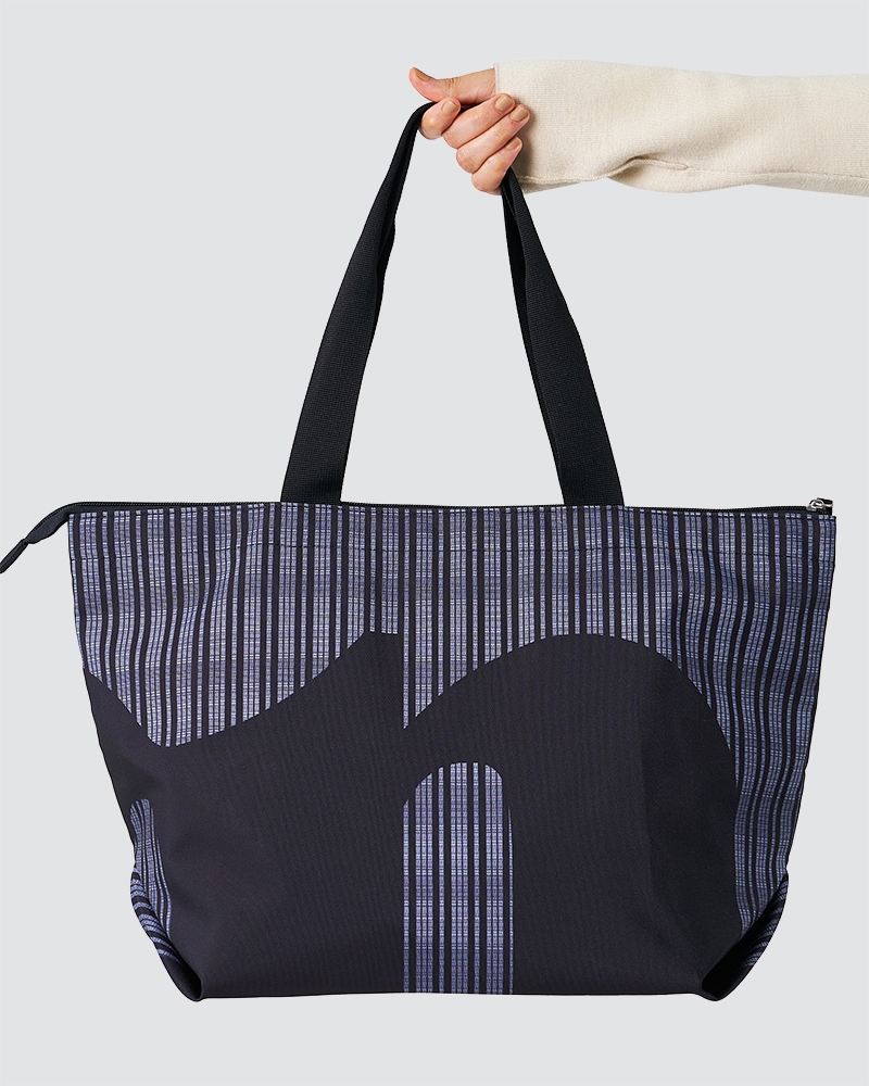 CASUAL SHOPPER BAG - BLACK
