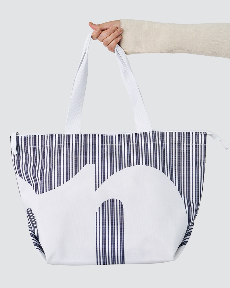 CASUAL SHOPPER BAG - WHITE