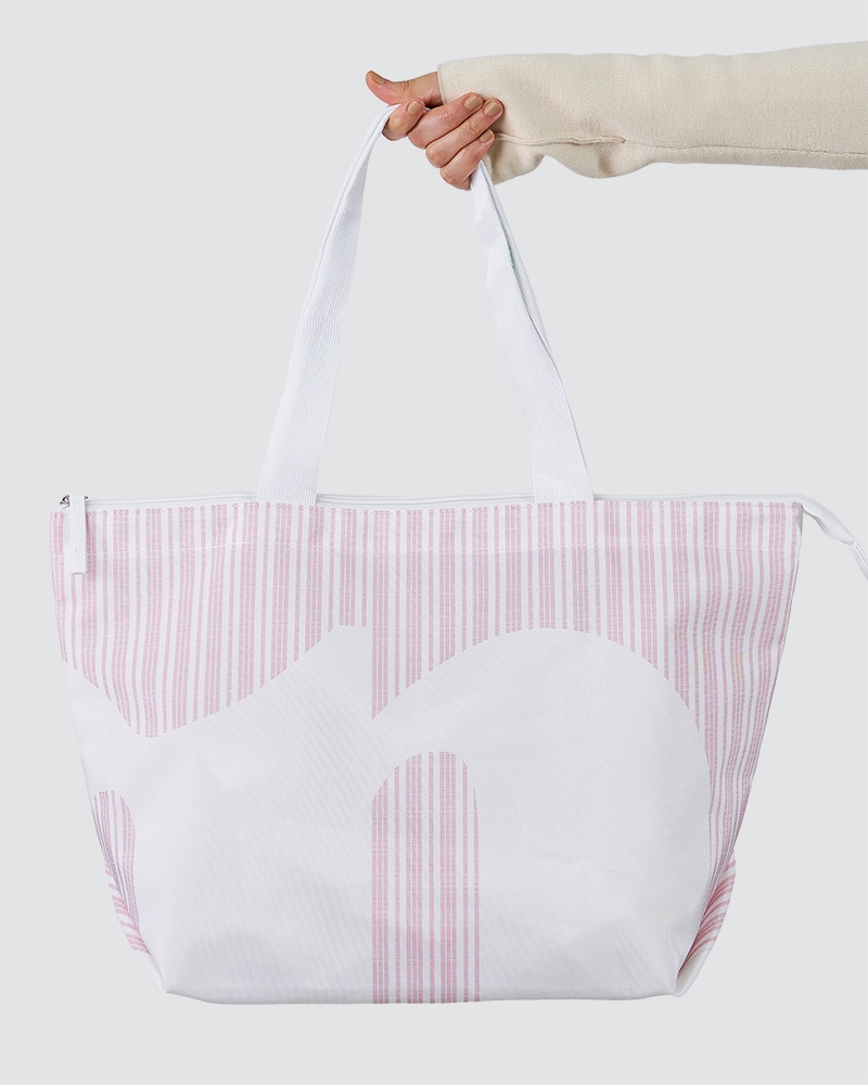 CASUAL SHOPPER BAG - DUSTY PINK