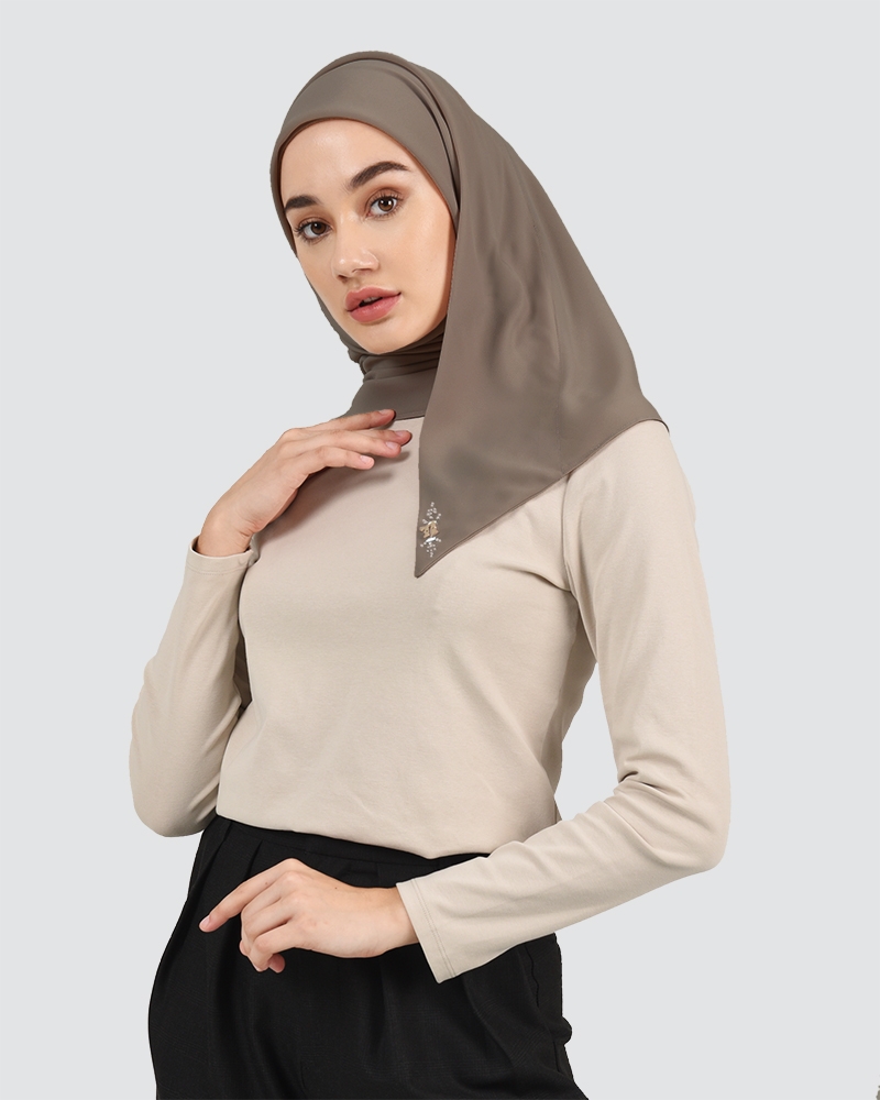 DELIKA - DEEP BROWN-PEACH