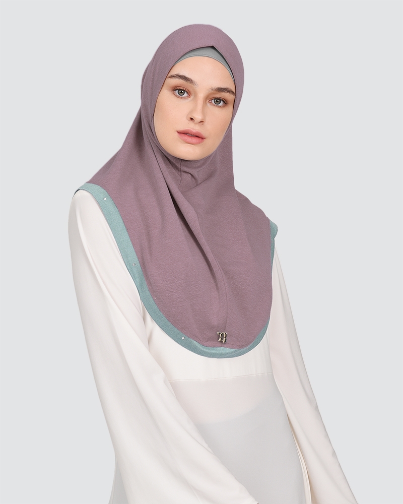 EMAN DENIM - MEDIUM DUSTY MAUVE-PURPLE