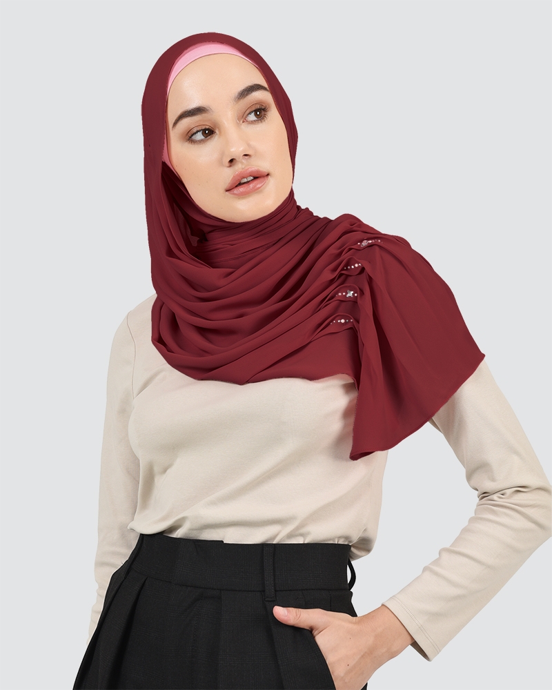 LANA - DARKEST RED-PINK