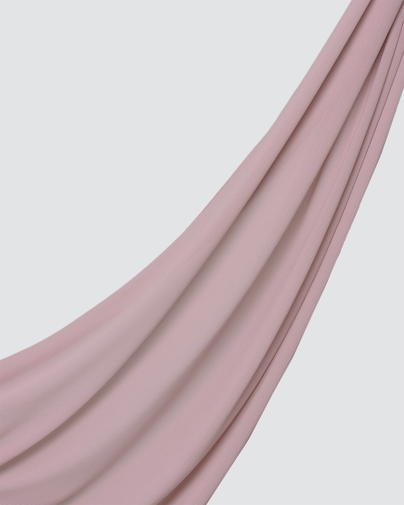 LINIA LINE CHIFFON SHAWL - VERY LIGHT MAUVE-PURPLE