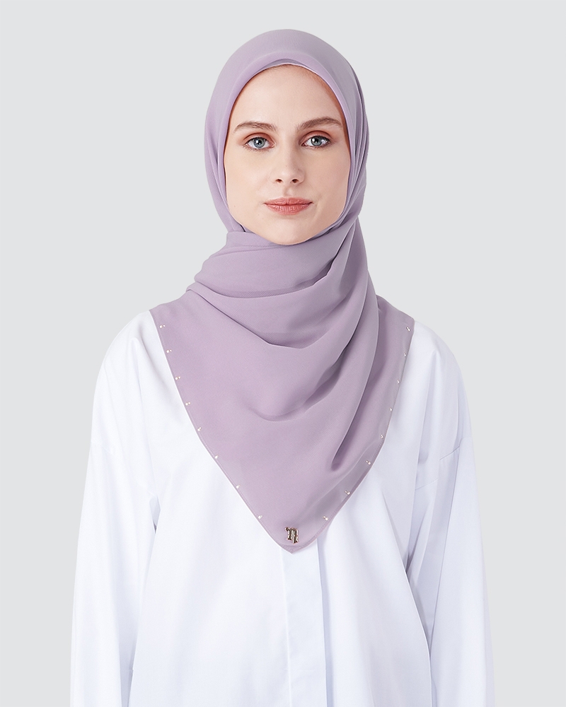 LIYA SQUARE - LIGHT POWDER LAVENDER