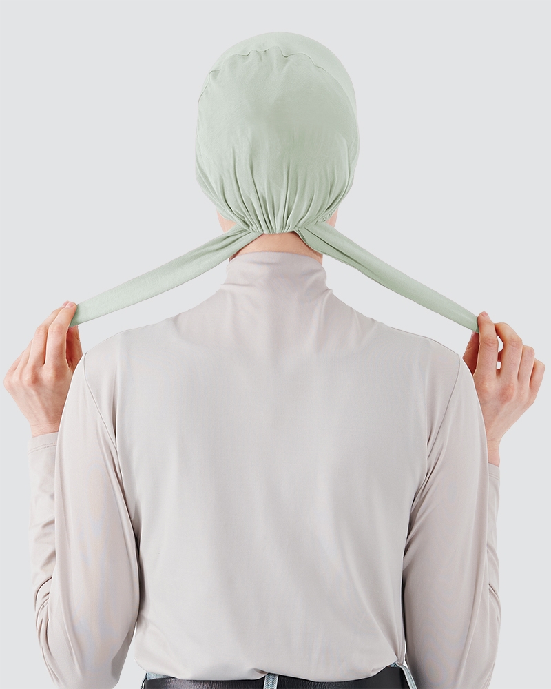 INNER TIE-BACK BASIC - DEEP SMOKEY TIFFANY GREEN