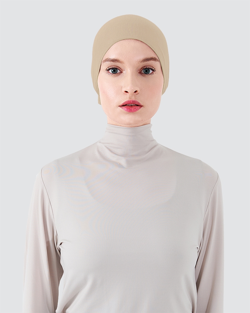 INNER TIE-BACK BASIC  - DUSTY ALMOND