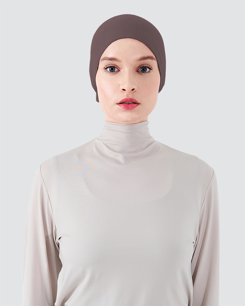 INNER TIE-BACK BASIC - MEDIUM BROWN MAUVE