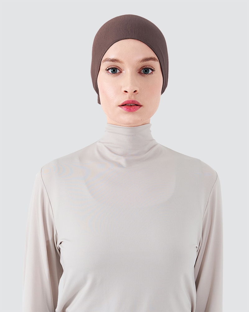 INNER TIE-BACK BASIC - MEDIUM DUSTY CHOCOLATE