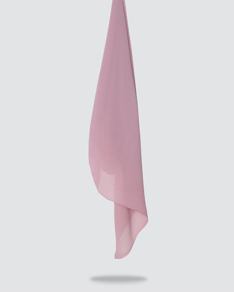 PLIKA SHAWL - LIGHT PINK-PURPLE