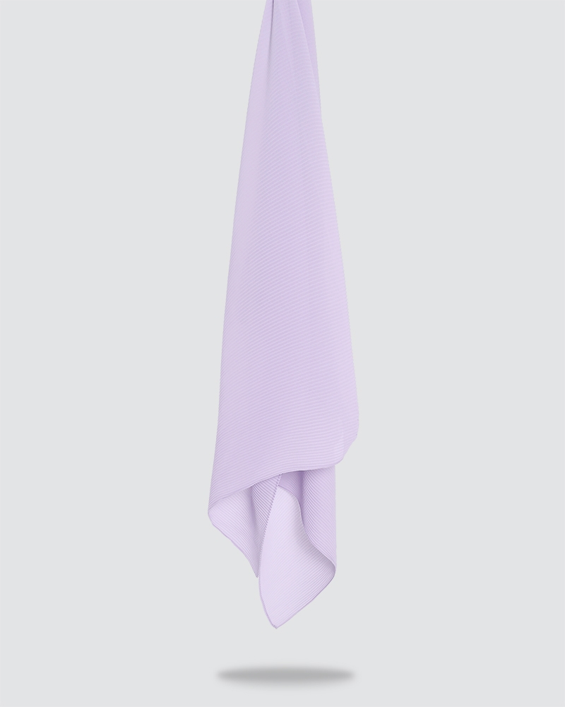 PLIKA SHAWL - VERY LIGHT PURPLE