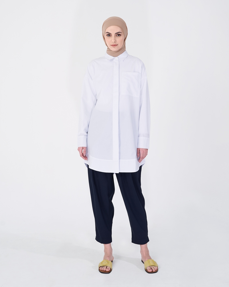 OVERSIZED SHIRT WHITE