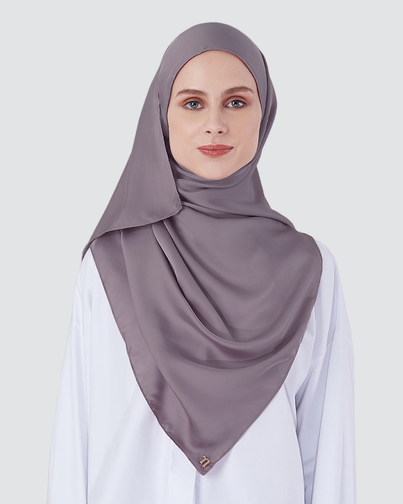 SWARA SATIN SHAWL - MAUVE