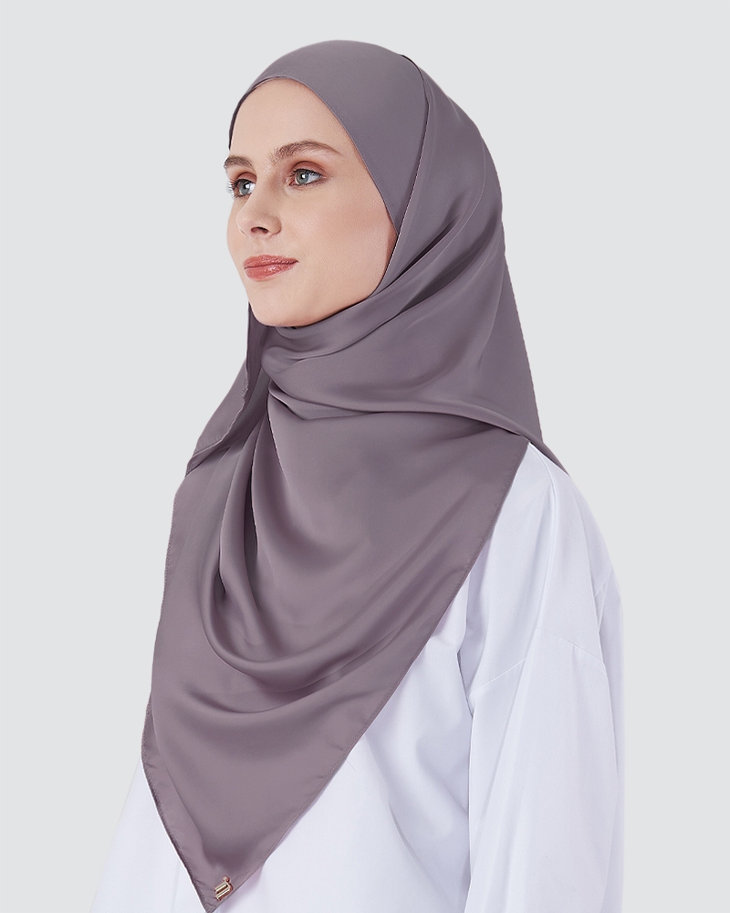 SWARA SATIN SHAWL - MAUVE