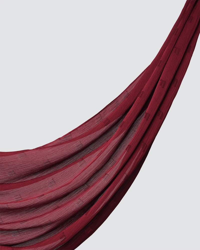 MODA WOVEN SHAWL - SMOKEY RED-BERRY