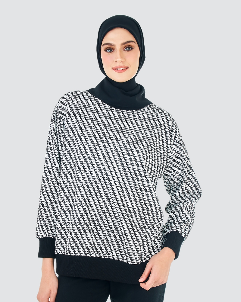 DISNEY X NAELOFAR ALADDIN MONOGRAM JUMPER - BLACK