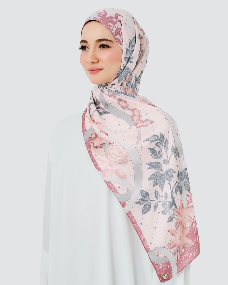 DISNEY X NAELOFAR - ALICE IN WONDERLAND SHAWL - PINK