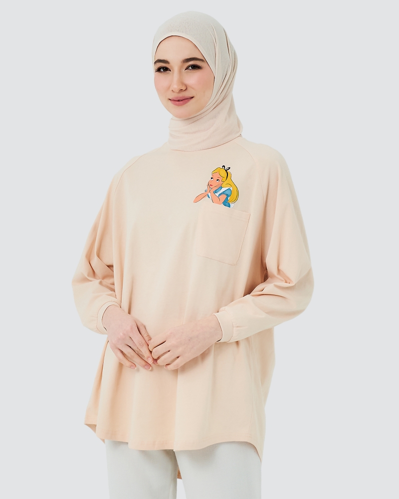 DISNEY X NAELOFAR - ALICE IN WONDERLAND ALICE TOP