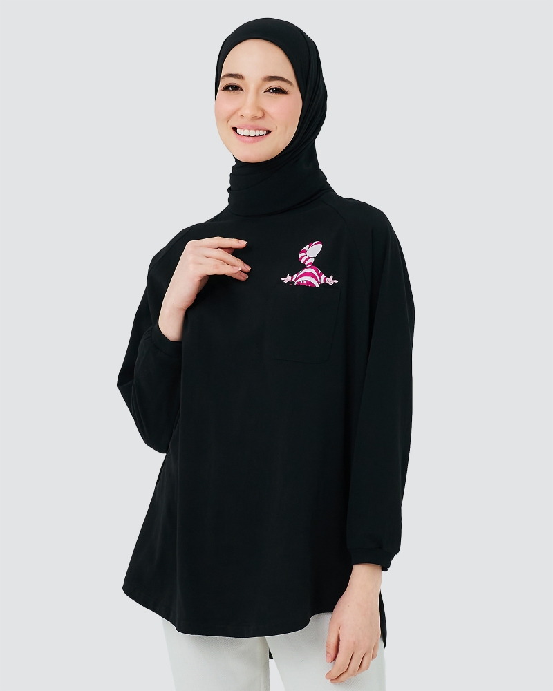 DISNEY X NAELOFAR - ALICE IN WONDERLAND CHESHIRE TOP