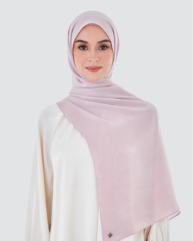 ASHA SATIN SHAWL - ORCHID