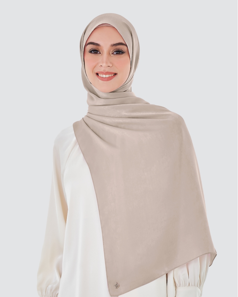 ASHA SATIN SHAWL - ROSE DAWN