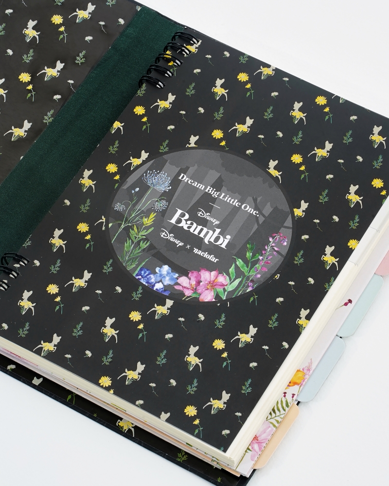 DISNEY X NAELOFAR BAMBI JOURNAL - BLACK