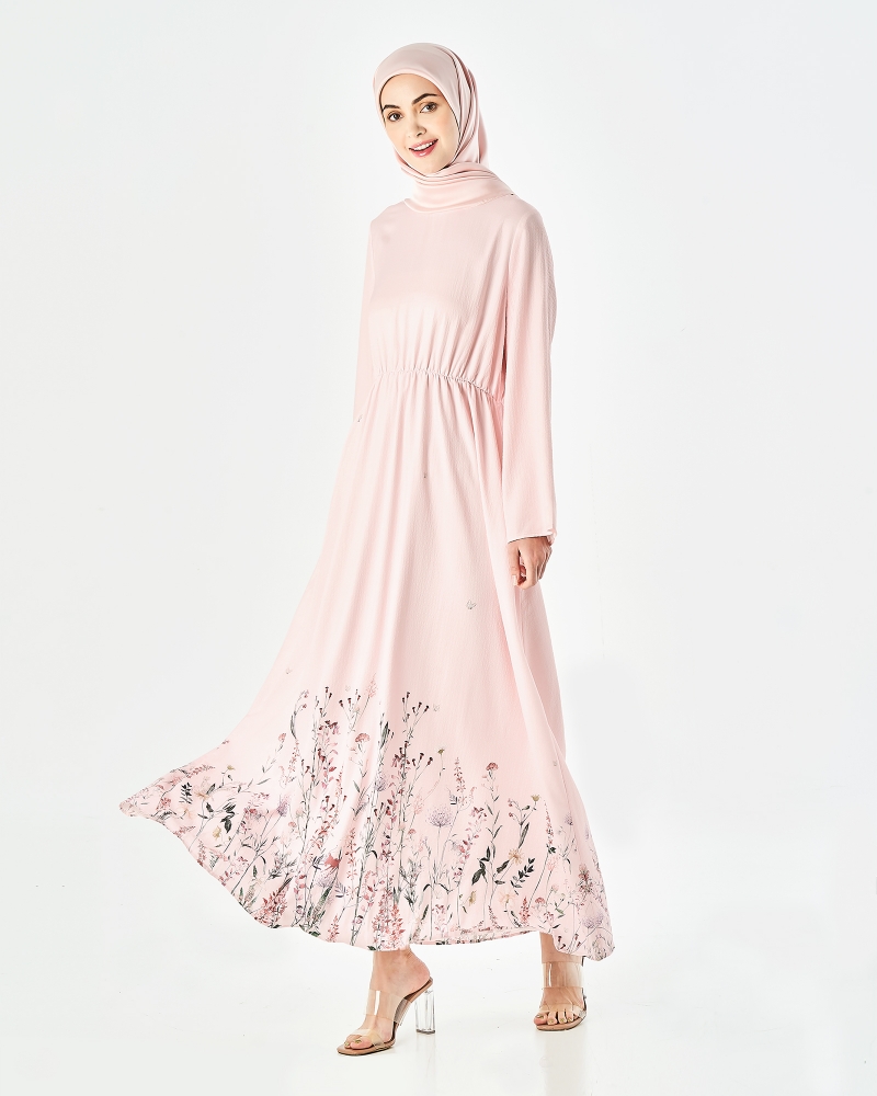 DISNEY X NAELOFAR BAMBI MEADOW DRESS - BLUSH
